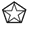 a pentagon with a star inside it. Each point of the star touch an interior angle of the pentagon.